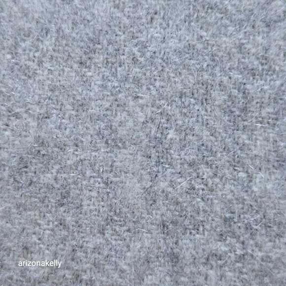 NWOT Uniqlo Cashmere Fringe Scarf Grey - Picture 5 of 9